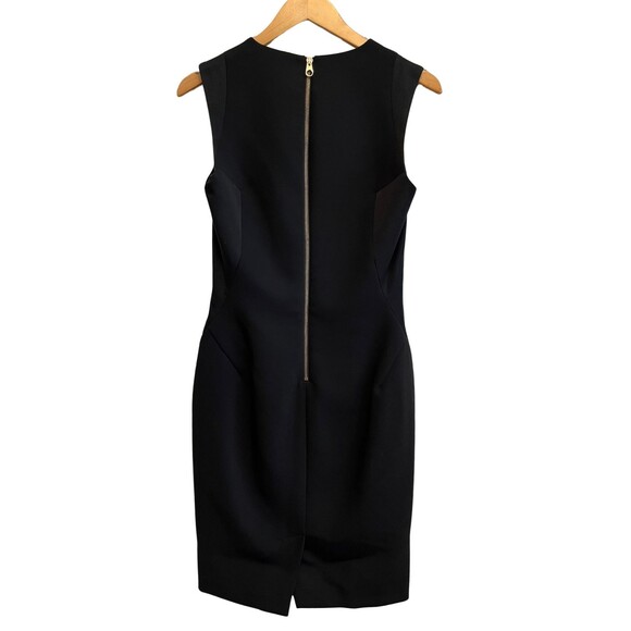 Ted Baker Bodycon Dress Tailored Black Fitted Sleeveless V Neck Short Pencil 2 - Picture 2 of 15
